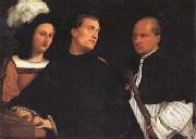 Titian The Concert oil painting reproduction
