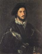 Titian Portrait of a Gentleman oil painting reproduction