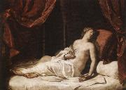 GUERCINO The Dying Cleopatra oil painting artist