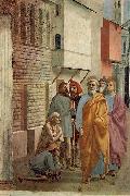MASACCIO St Peter Healing the Sick with his Shadow oil painting