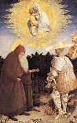 PISANELLO The Virgin and Child with St. George and St. Anthony the Abbot oil painting artist