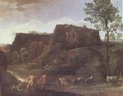 Domenichino Landscape with Hercules and Achelous (mk05) oil painting picture wholesale