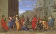 Poussin Christ and the Woman Taken in Adultery (mk05) oil painting picture wholesale