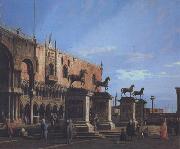 Capriccio con i cavalli della basilica posti sulla Piazzetta (mk21)