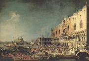 Canaletto Il ricevimento del'ambasciatore francese al Palazzo Ducale (mk21) oil painting picture wholesale