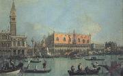 Canaletto A View of the Ducal Palace in Venice (mk21) oil painting reproduction