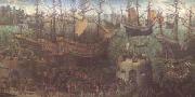 Anonymous The Embarkation of Henry VIII at Dover (mk25) oil painting reproduction