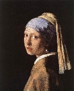 JanVermeer Girl with a Pearl Earring oil painting picture wholesale