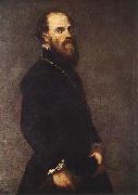 Tintoretto Man with a Golden Lace oil painting
