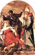 Tintoretto St Louis, St George and the Princess oil painting