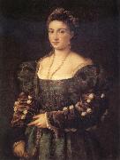 Titian La Bella oil painting reproduction