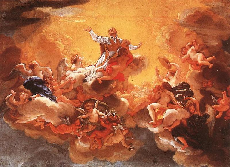 BACCHIACCA Apotheosis of St Ignatius  hh China oil painting art