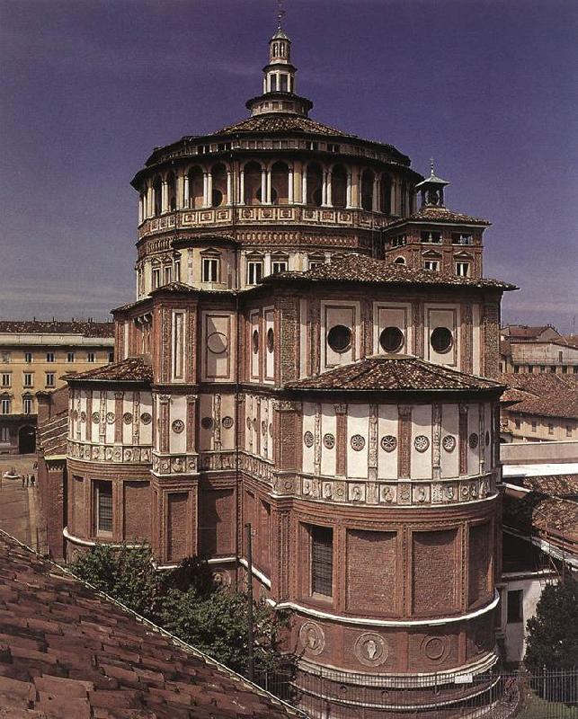 BRAMANTE Exterior of the church dfg China oil painting art
