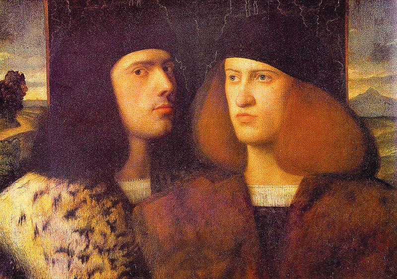 CARIANI Portrait of Two Young Men fd China oil painting art