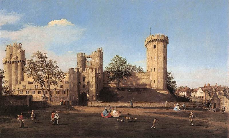 Canaletto Warwick Castle: the East Front df China oil painting art