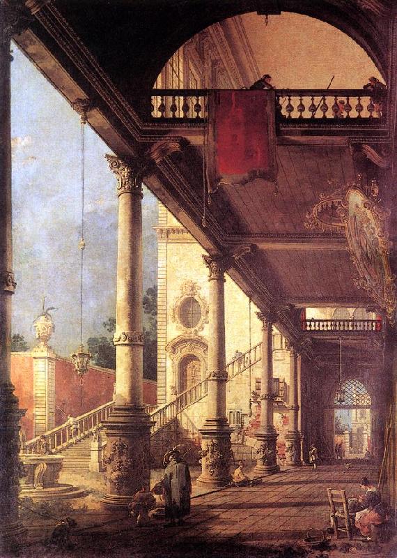 Canaletto Perspective fg China oil painting art