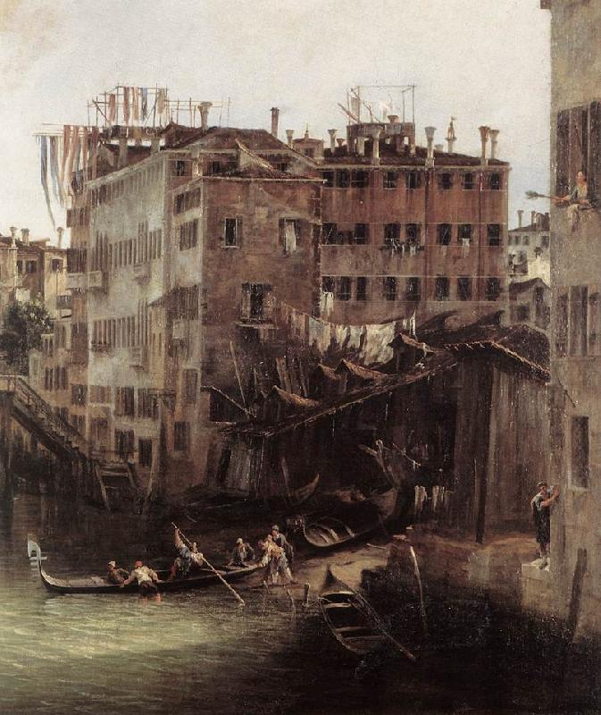 Canaletto The Rio dei Mendicanti (detail) China oil painting art