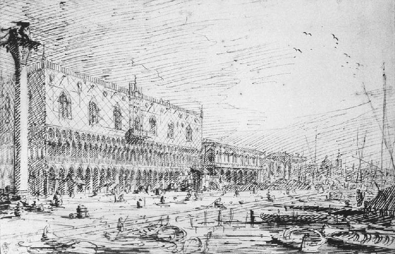 Canaletto Venice: Riva degli Schiavoni ff China oil painting art