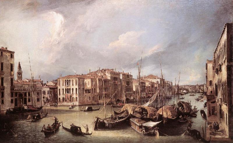 Canaletto Grand Canal: Looking North-East toward the Rialto Bridge ffg China oil painting art