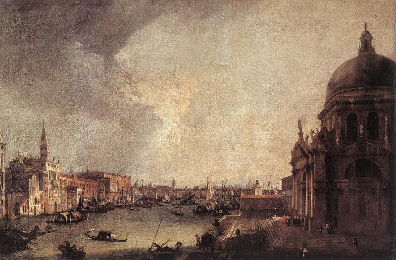 Canaletto Entrance to the Grand Canal: Looking East