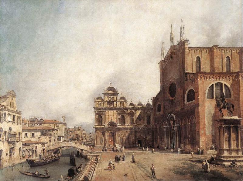 Canaletto Santi Giovanni e Paolo and the Scuola di San Marco fdg China oil painting art