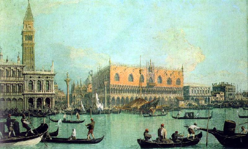 Canaletto Veduta del Palazzo Ducale oil painting picture