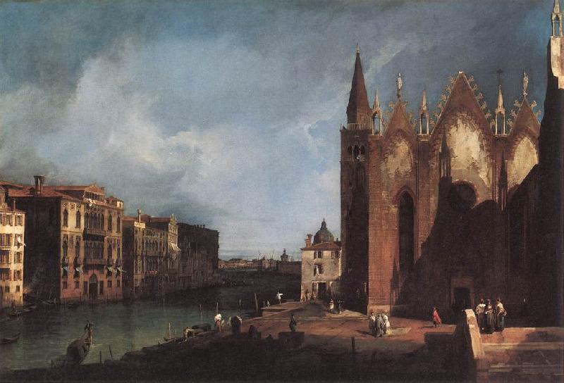 Canaletto The Grand Canal near Santa Maria della Carita fgh China oil painting art