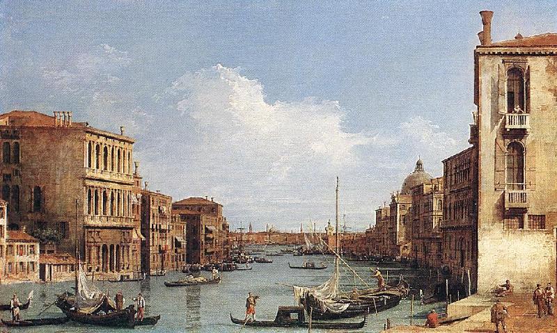 Canaletto The Grand Canal from Campo S. Vio towards the Bacino fdg