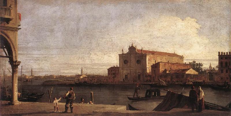 Canaletto View of San Giovanni dei Battuti at Murano d China oil painting art