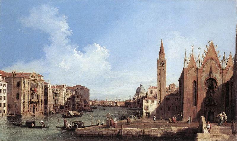 Canaletto Grand Canal: from Santa Maria della Carit to the Bacino di San Marco d China oil painting art