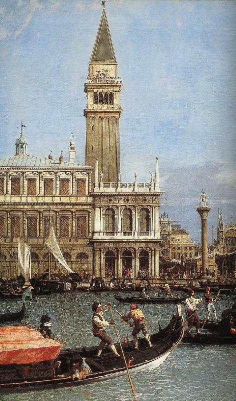 Canaletto Return of the Bucentoro to the Molo on Ascension Day (detail)  fd oil painting picture