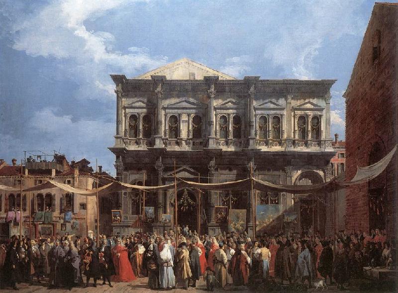 Canaletto The Feast Day of St Roch fd