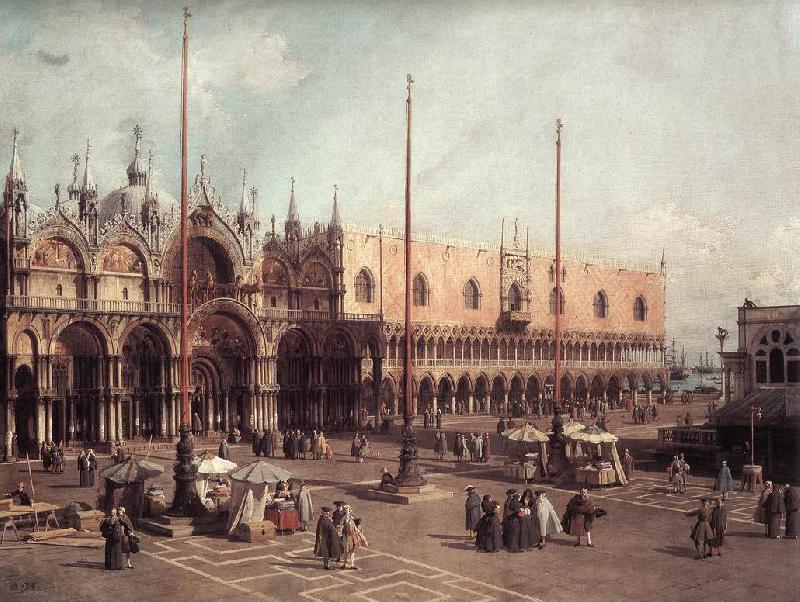 Canaletto Piazza San Marco: Looking South-East oil painting picture