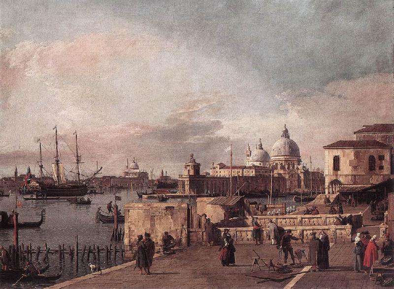 Canaletto Entrance to the Grand Canal: from the West End of the Molo  dd