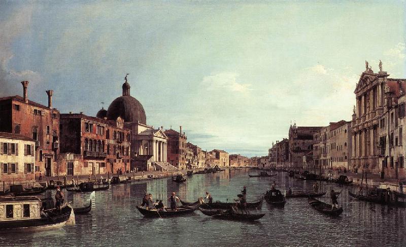 Canaletto Grand Canal: Looking South-West f oil painting picture