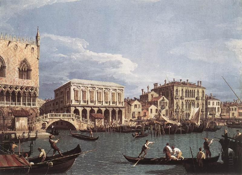 Canaletto The Molo and the Riva degli Schiavoni from the Bacino di San Marco China oil painting art