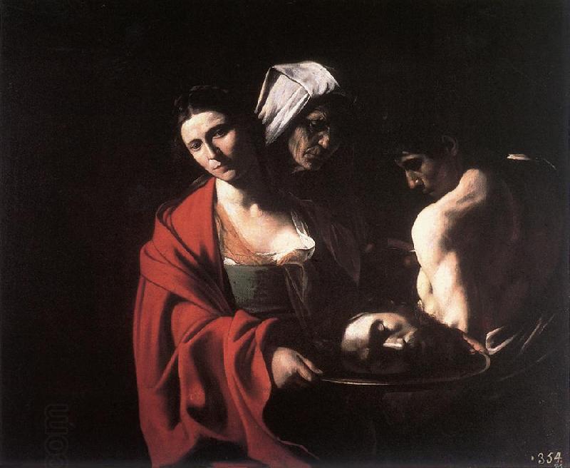 Caravaggio Salome with the Head of the Baptist fg China oil painting art
