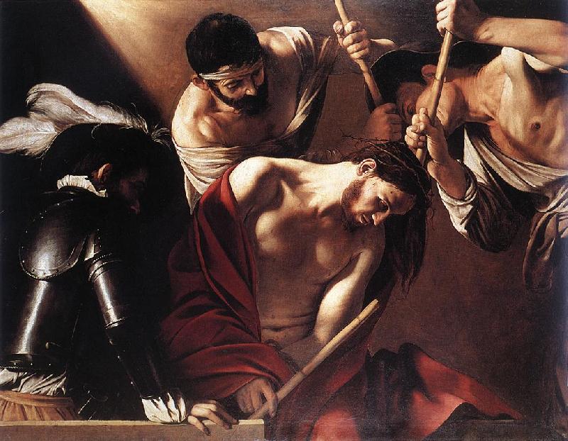 Caravaggio The Crowning with Thorns f