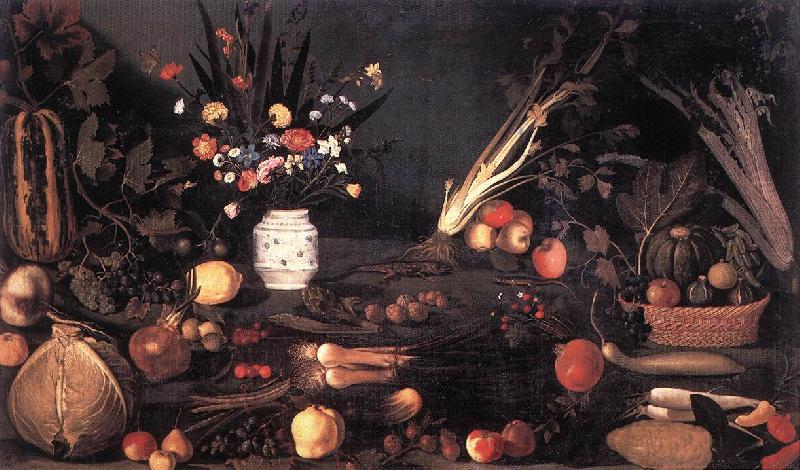 Caravaggio Still-Life with Flowers and Fruit g China oil painting art