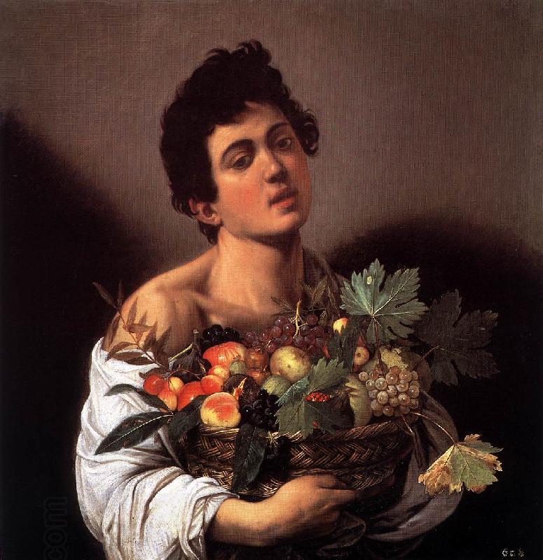 Caravaggio Boy with a Basket of Fruit f China oil painting art