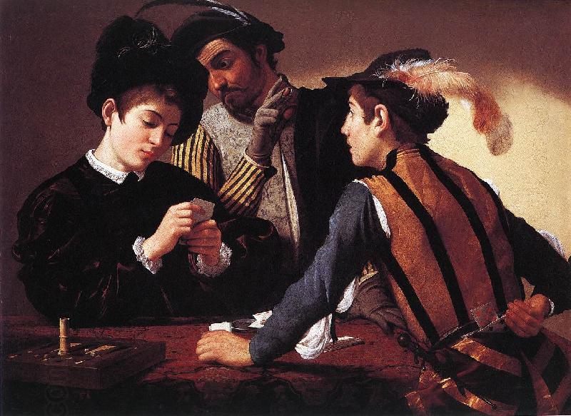 Caravaggio The Cardsharps f China oil painting art
