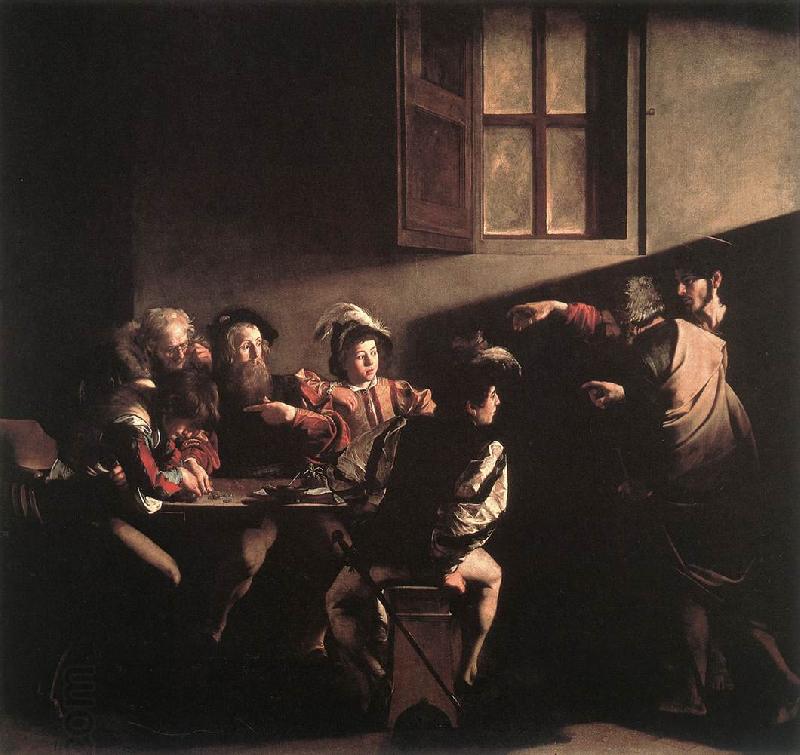 Caravaggio The Calling of Saint Matthew fg