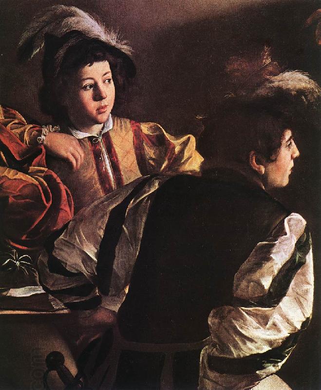 Caravaggio The Calling of Saint Matthew (detail) urt China oil painting art