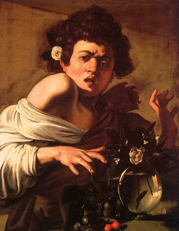 Caravaggio Youth Bitten by a Green Lizard China oil painting art
