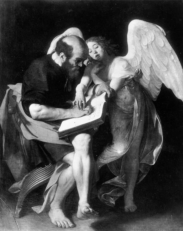 Caravaggio St Matthew and the Angel f China oil painting art
