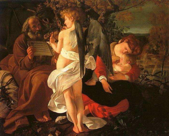 Caravaggio Rest During the Flight into Egypt China oil painting art