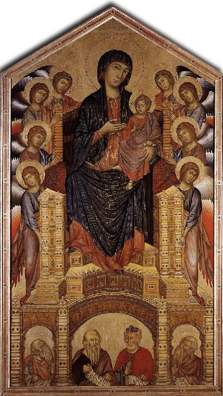 Cimabue The Madonna in Majesty (Maesta) fgh China oil painting art