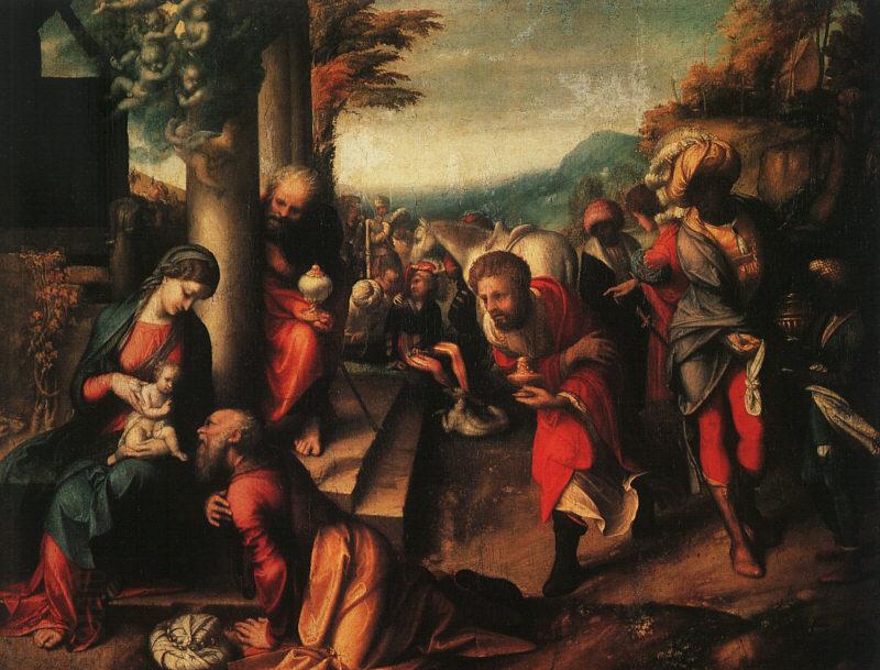 Correggio The Adoration of the Magi_3 China oil painting art