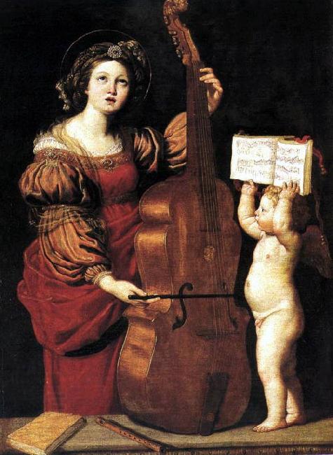 Domenichino St Cecilia dsw oil painting picture