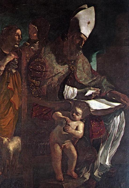 GUERCINO St Augustine sdg China oil painting art